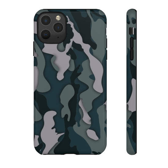 Dark Camo Tough Phone Case