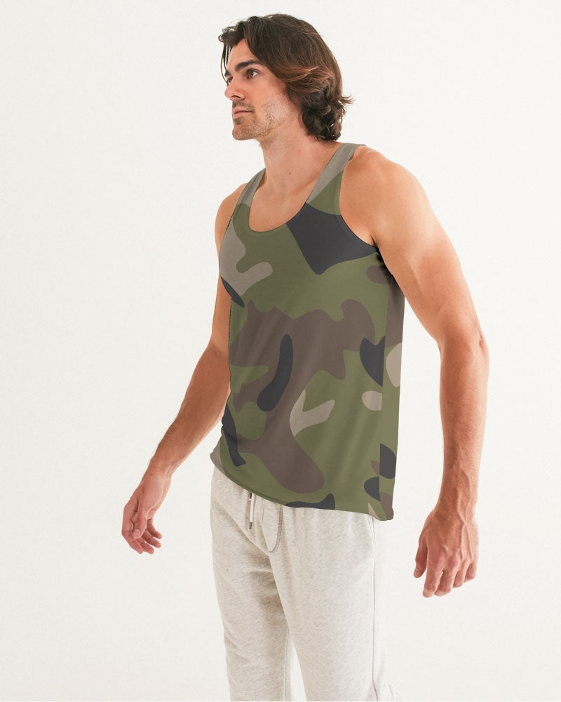 Load image into Gallery viewer, Woodland Camo Men&amp;#39;s Tank
