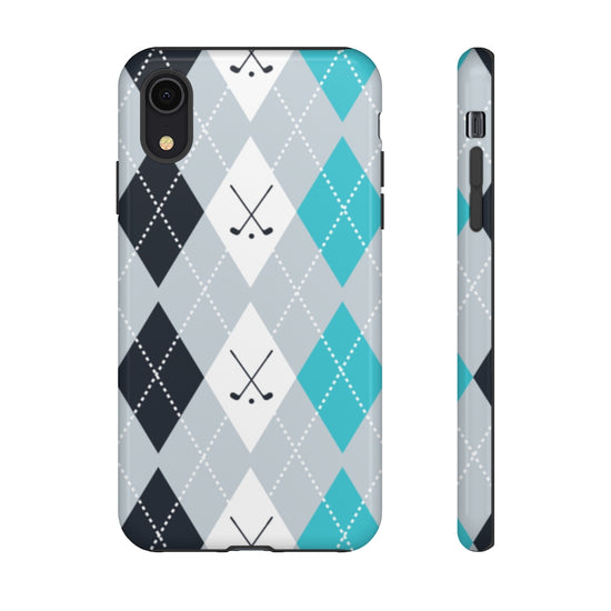 Vintage Golf Pattern Tough Phone Case