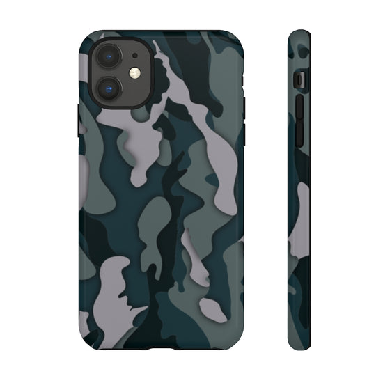 Dark Camo Tough Phone Case