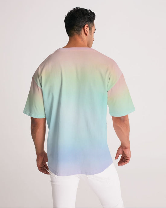 Soft Rainbow Oversized Heavyweight T Shirt