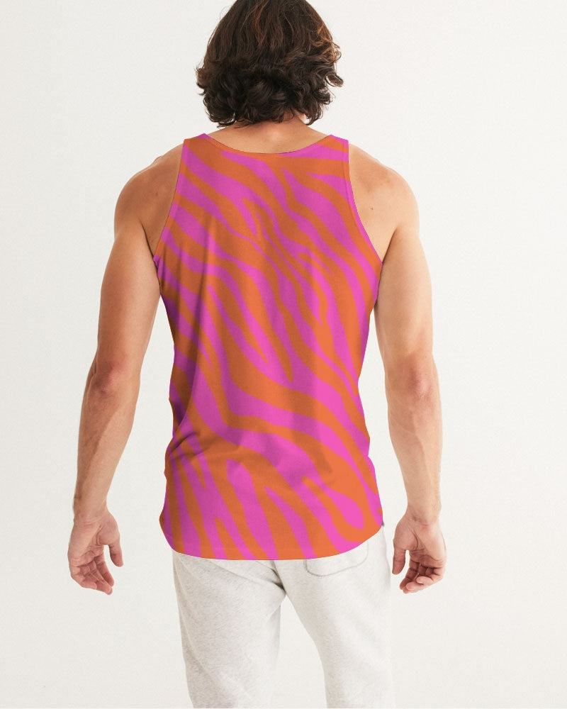 Flaming Zebra Men's Tank