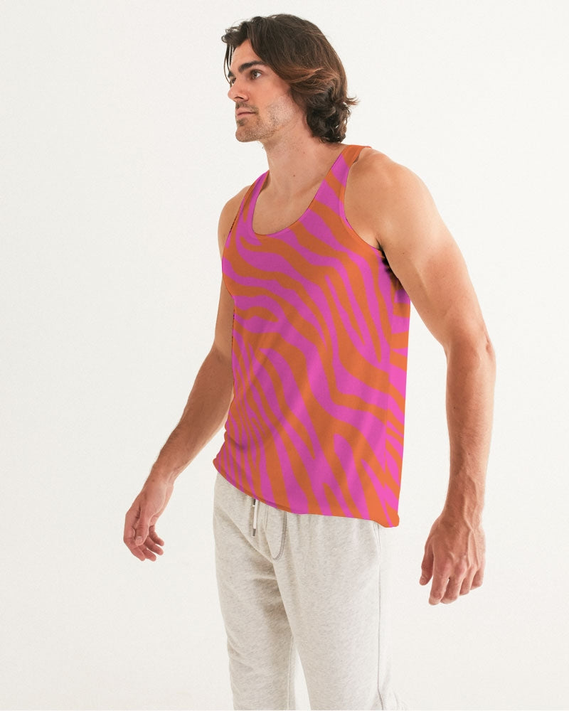 Flaming Zebra Men's Tank