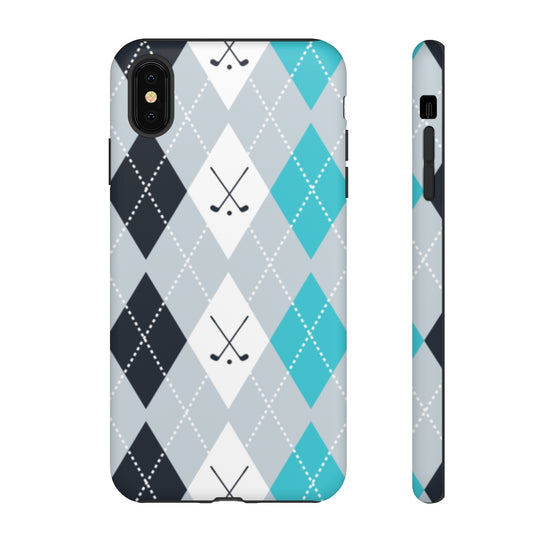 Vintage Golf Pattern Tough Phone Case