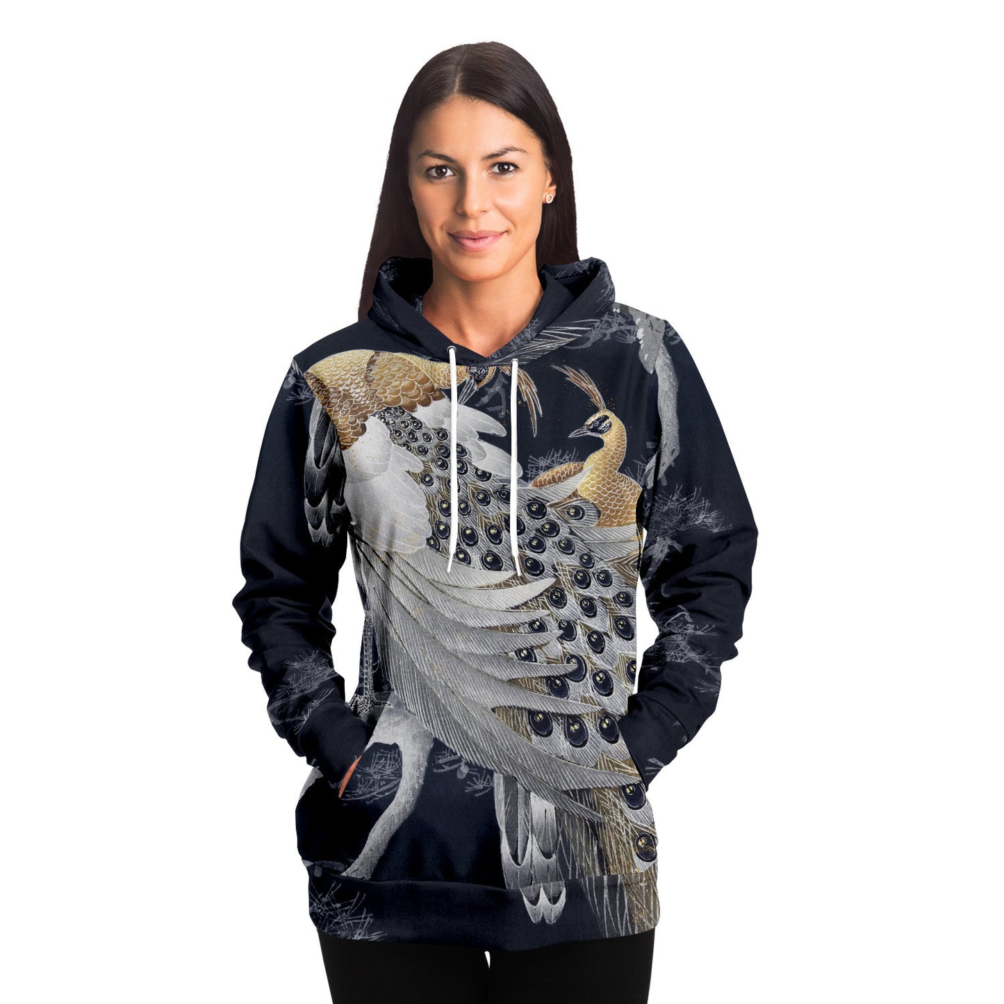 Perched Peacocks Unisex Hoodie