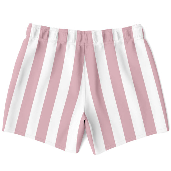 Blossom Pink Stripe Swim Shorts