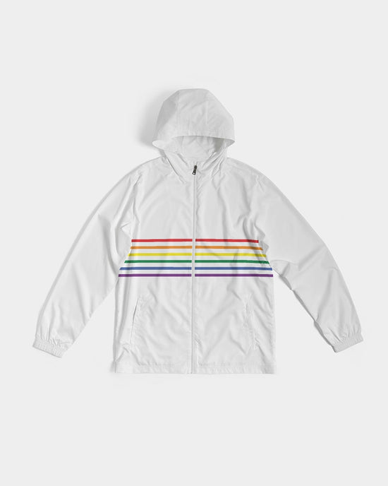 Rainbow Stripes Windbreaker