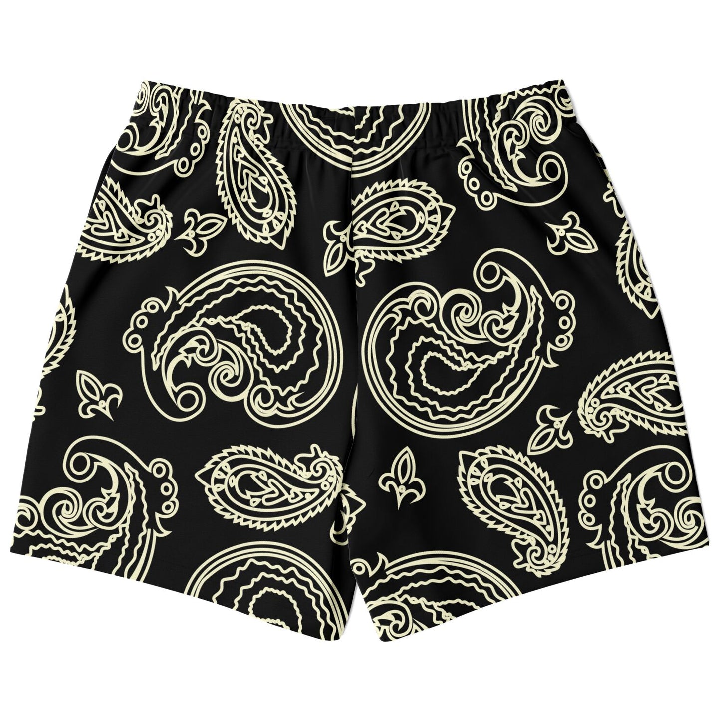 Black & Bone Paisley Men's Fleece Shorts