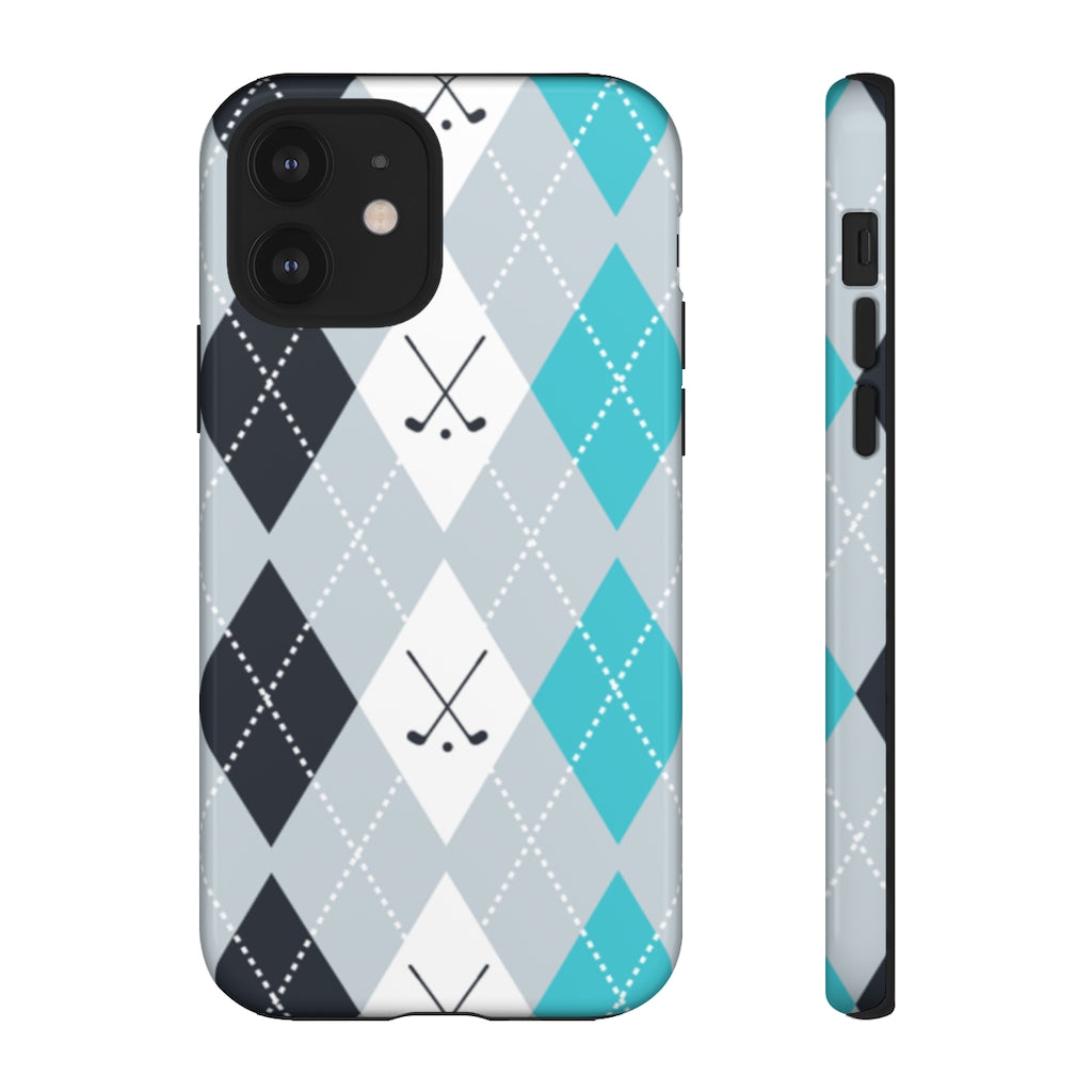 Vintage Golf Pattern Tough Phone Case