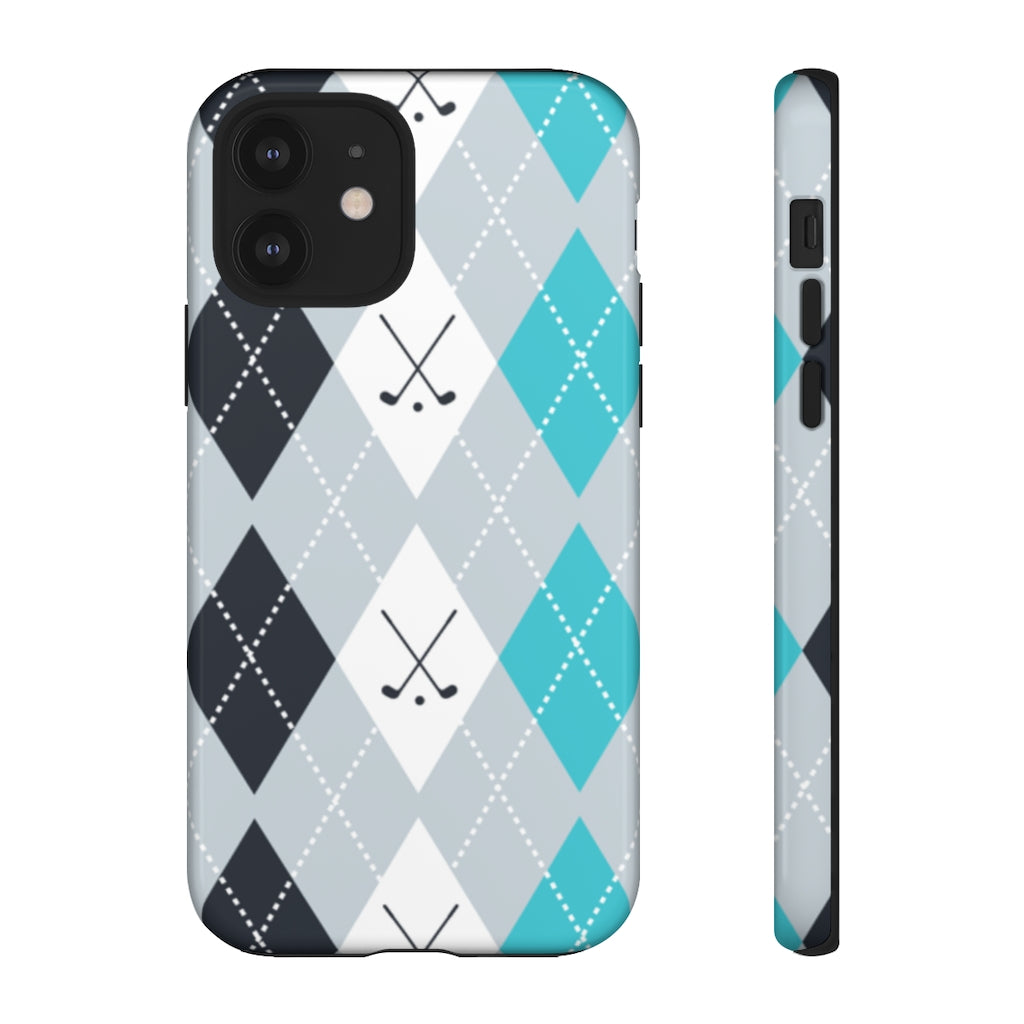 Load image into Gallery viewer, Vintage Golf Pattern Tough Phone Case
