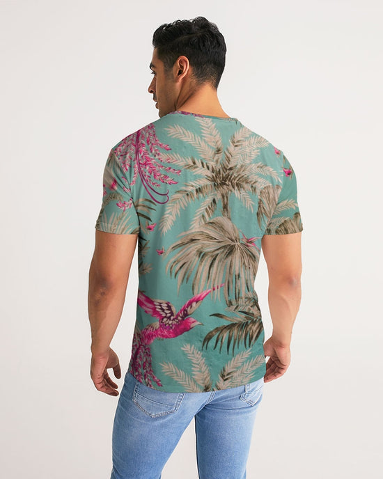 Vintage Bird & Tropical Palm Men's Tee