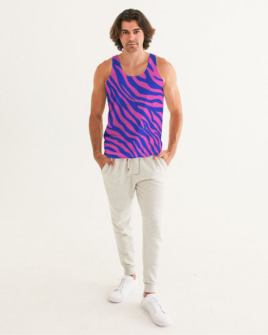 Electric Zebra Men's Tank