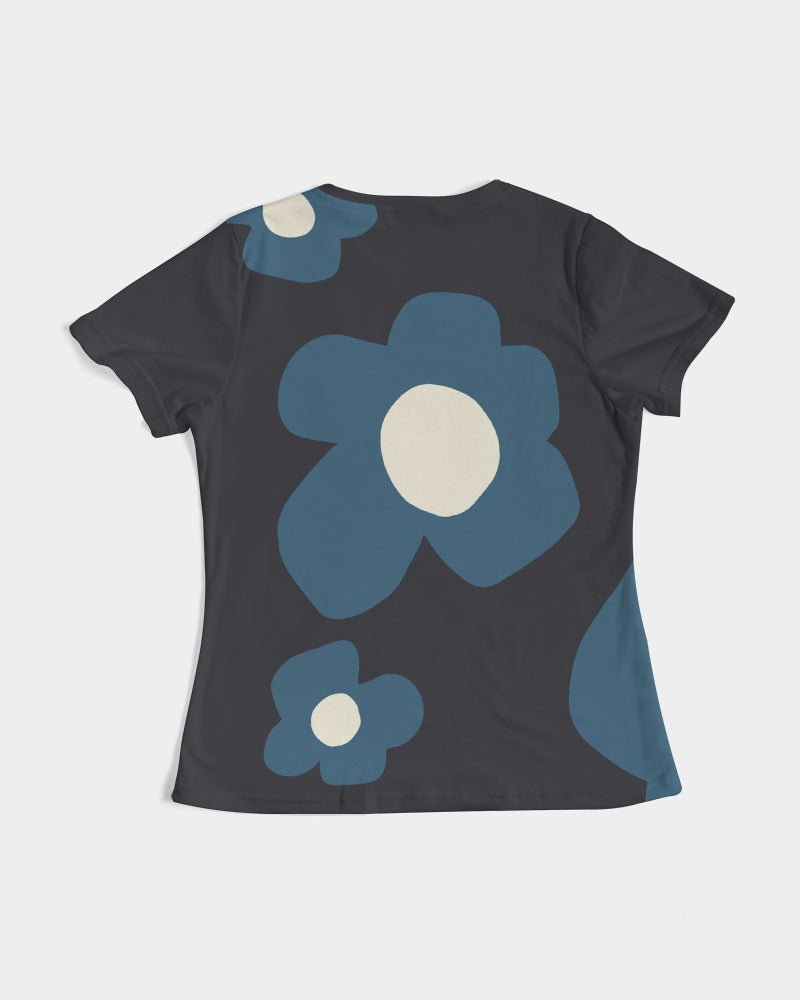 Abstract Flowers Women's T Shirt