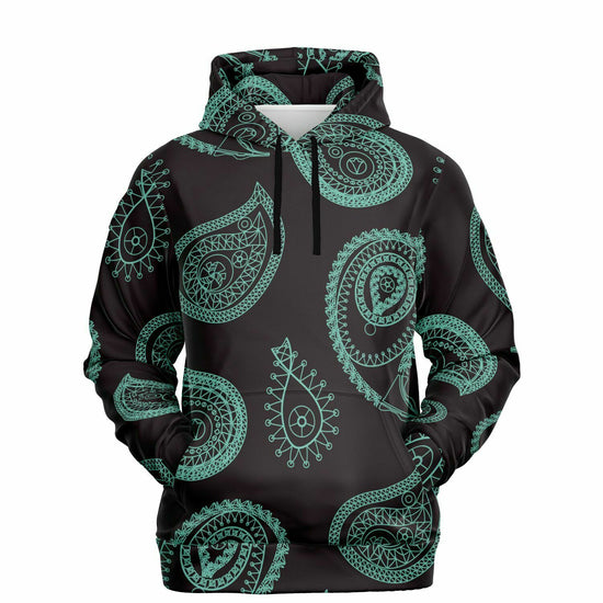 Mint Paisley Unisex Hoodie