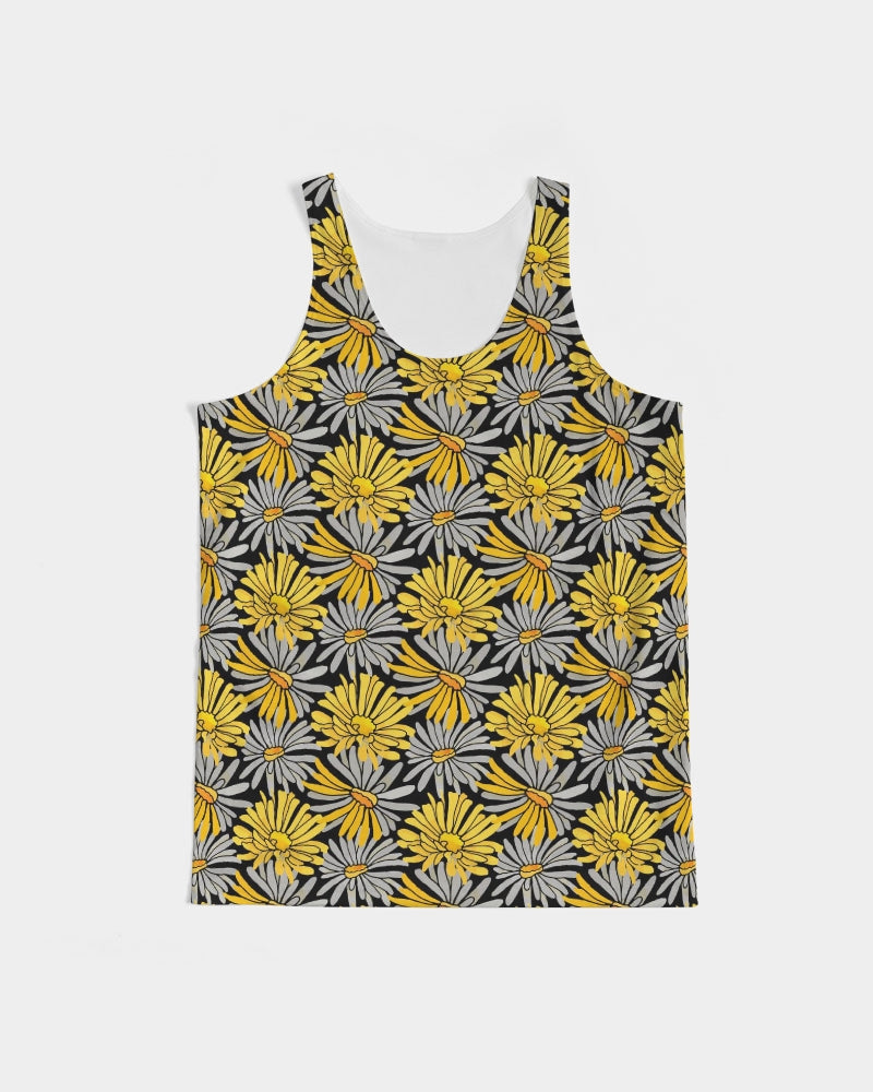 Yellow Pop Floral Men's Tank