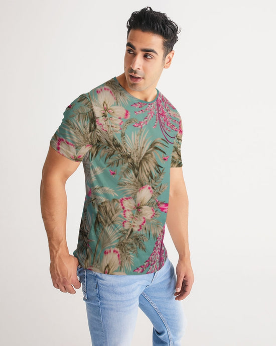 Vintage Bird & Tropical Palm Men's Tee