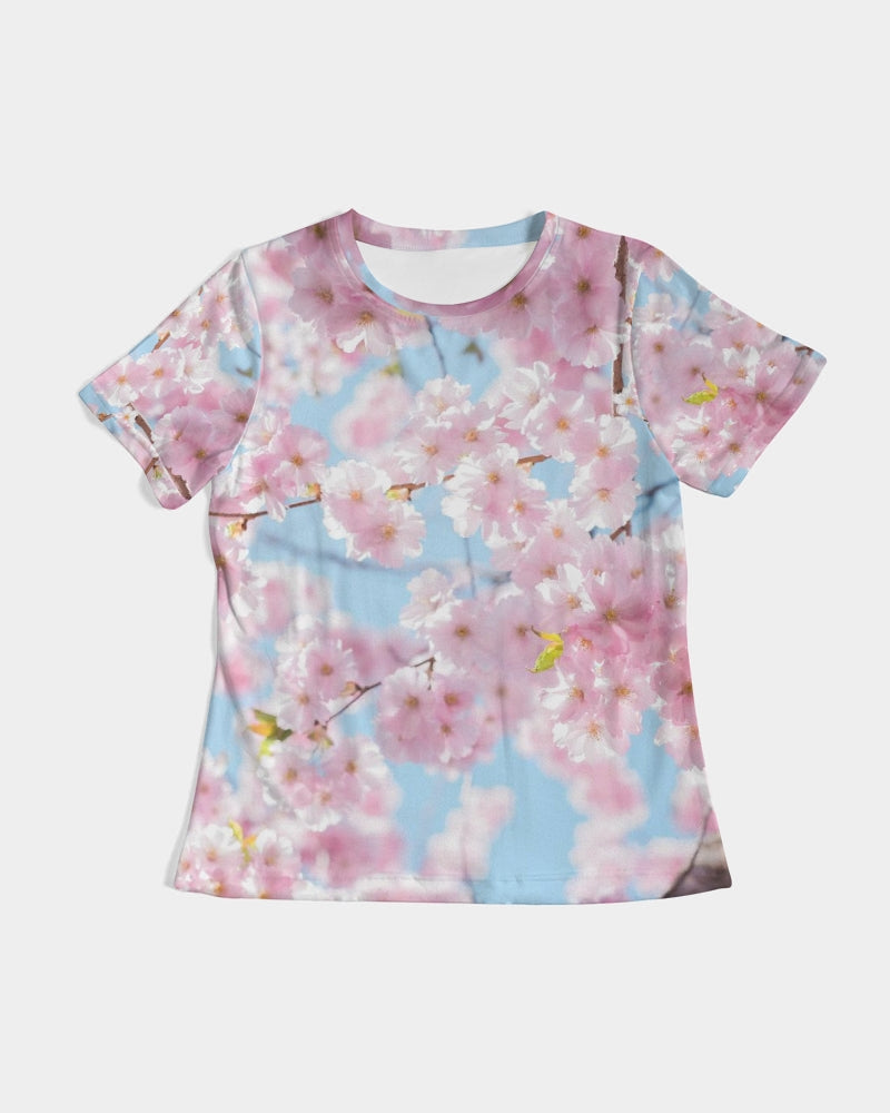 Load image into Gallery viewer, Cherry Blossom Sky Women&amp;#39;s Tee
