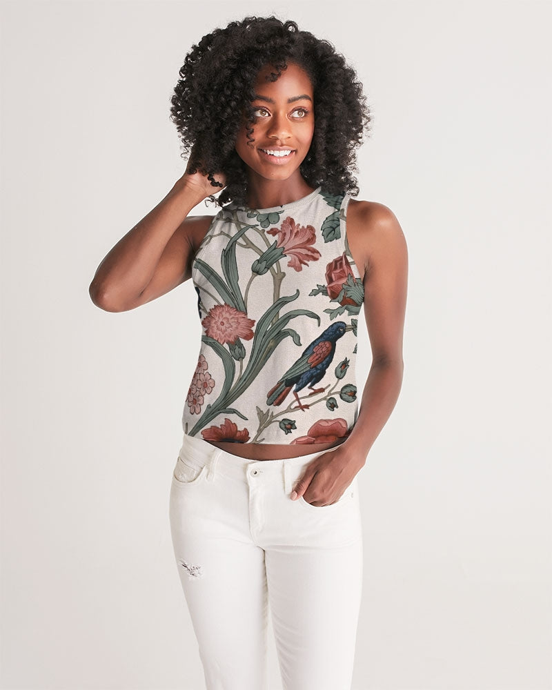 Bird on the Vine Women's Cropped Tank