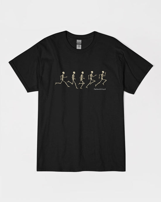 Running Skeleton Black Unisex Ultra Cotton T-Shirt | Gildan