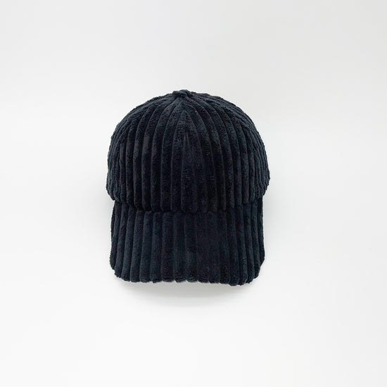 Corduroy Cap in Black