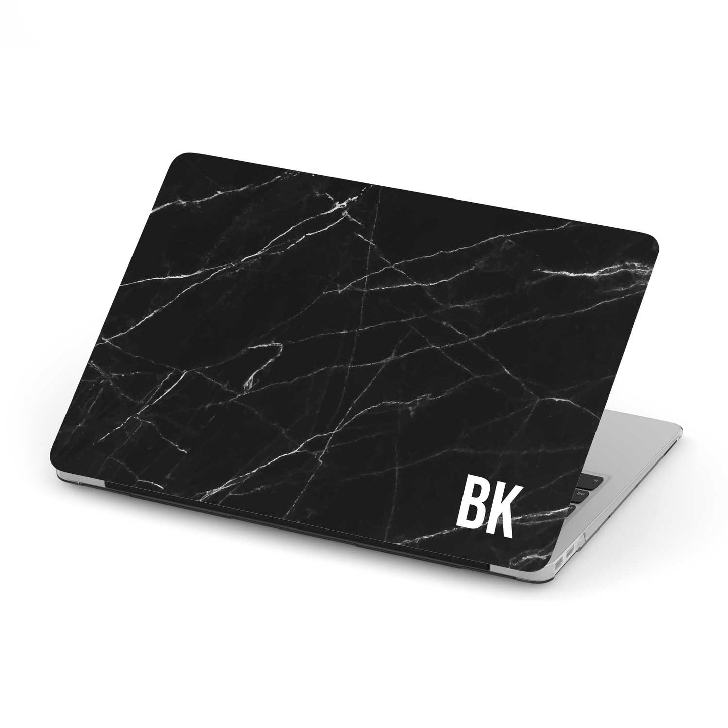Personalized Macbook Hard Shell Case - Black Marble