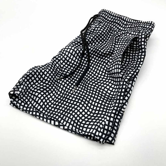 Black & White Mesh Swim Shorts (S2)