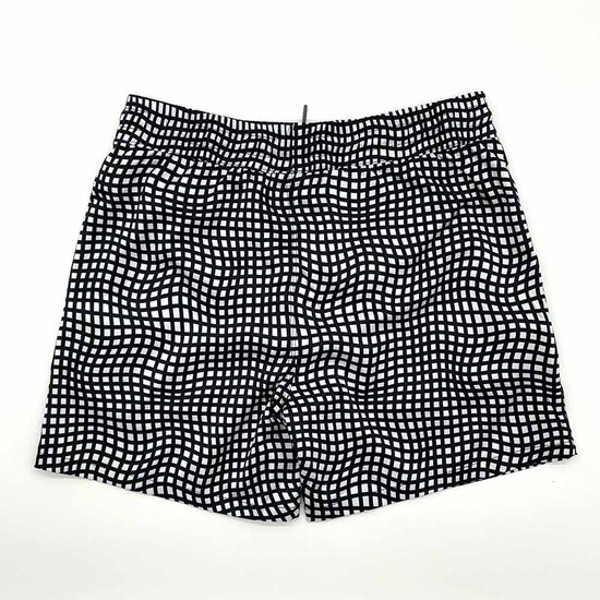 Black & White Mesh Swim Shorts (S2)