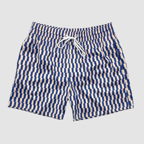 Blue Vanilla Harmony Stripe Swim Shorts (S2)