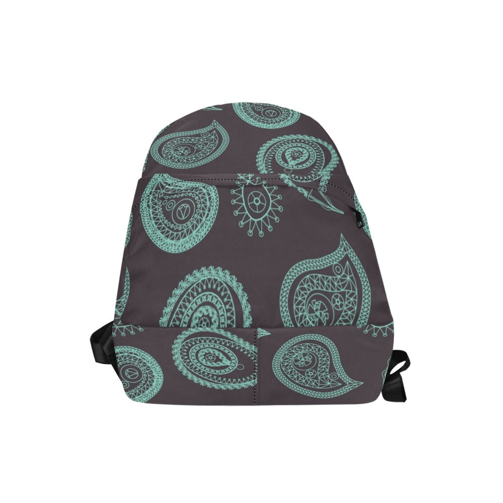 Mint Paisley Classic Backpack