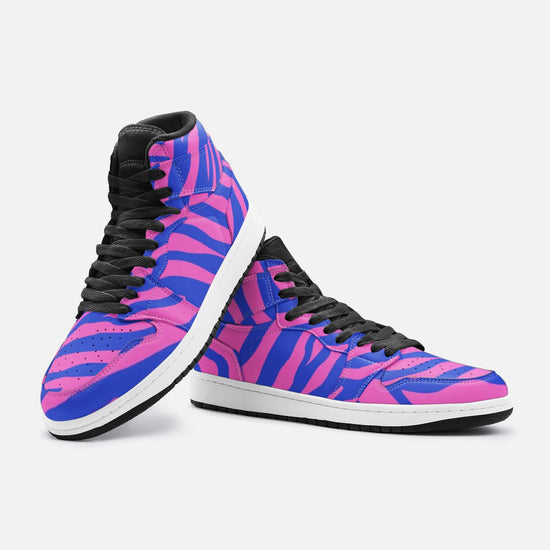 Electric Zebra Unisex Sneakers