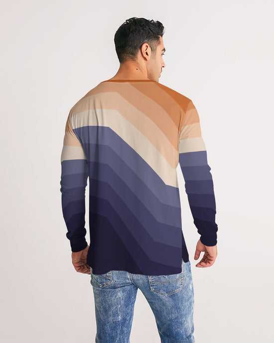 Purple Rays Men's Long Sleeve Tee