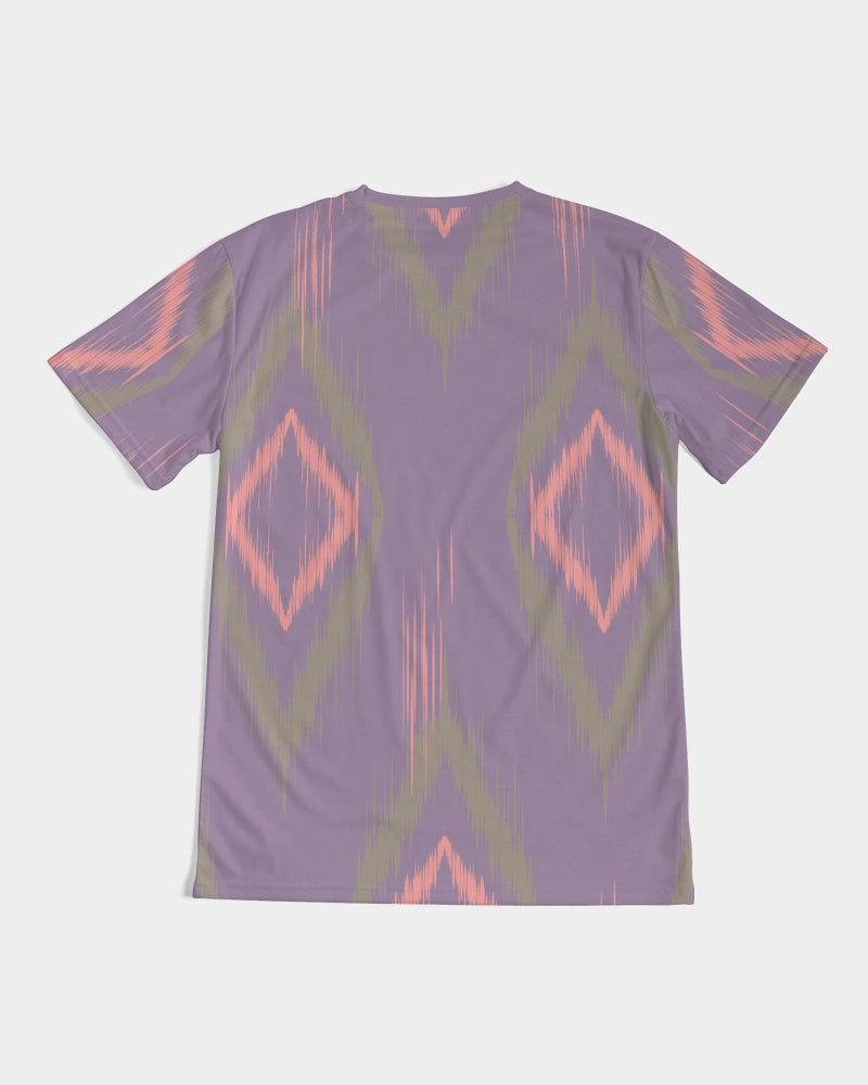 Orchid Ethnic Print Men's T Shirt