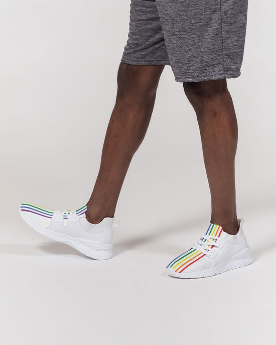 Rainbow Pride Stripe Men's Flyknit Sneaker