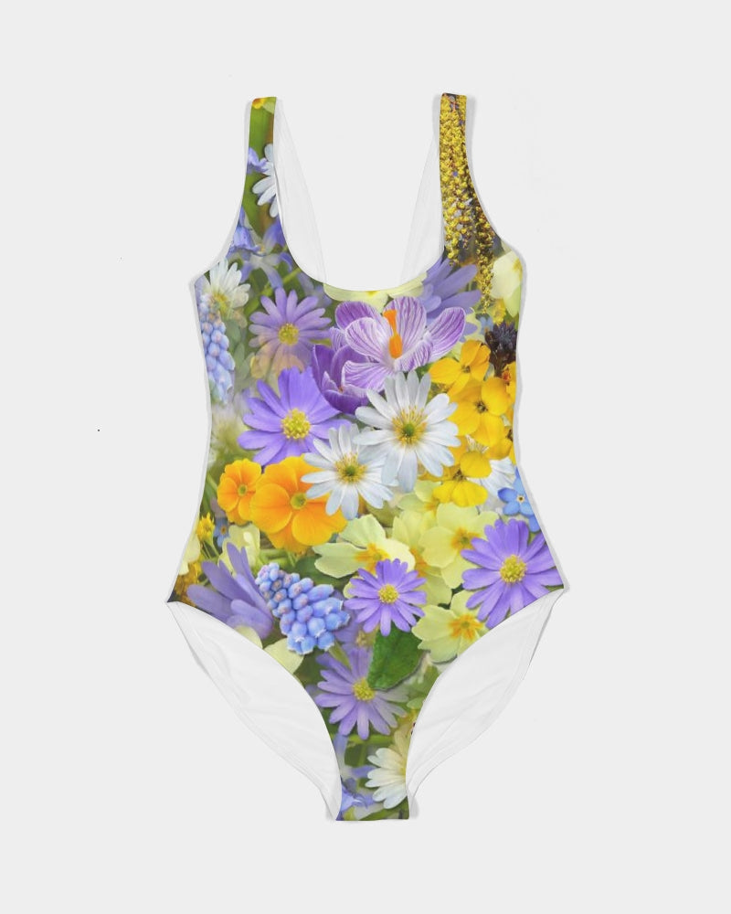 Spring Flowers Women's One-Piece Swimsuit