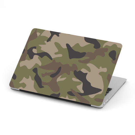 Load image into Gallery viewer, Macbook Hard Shell Case - Woodland Camo

