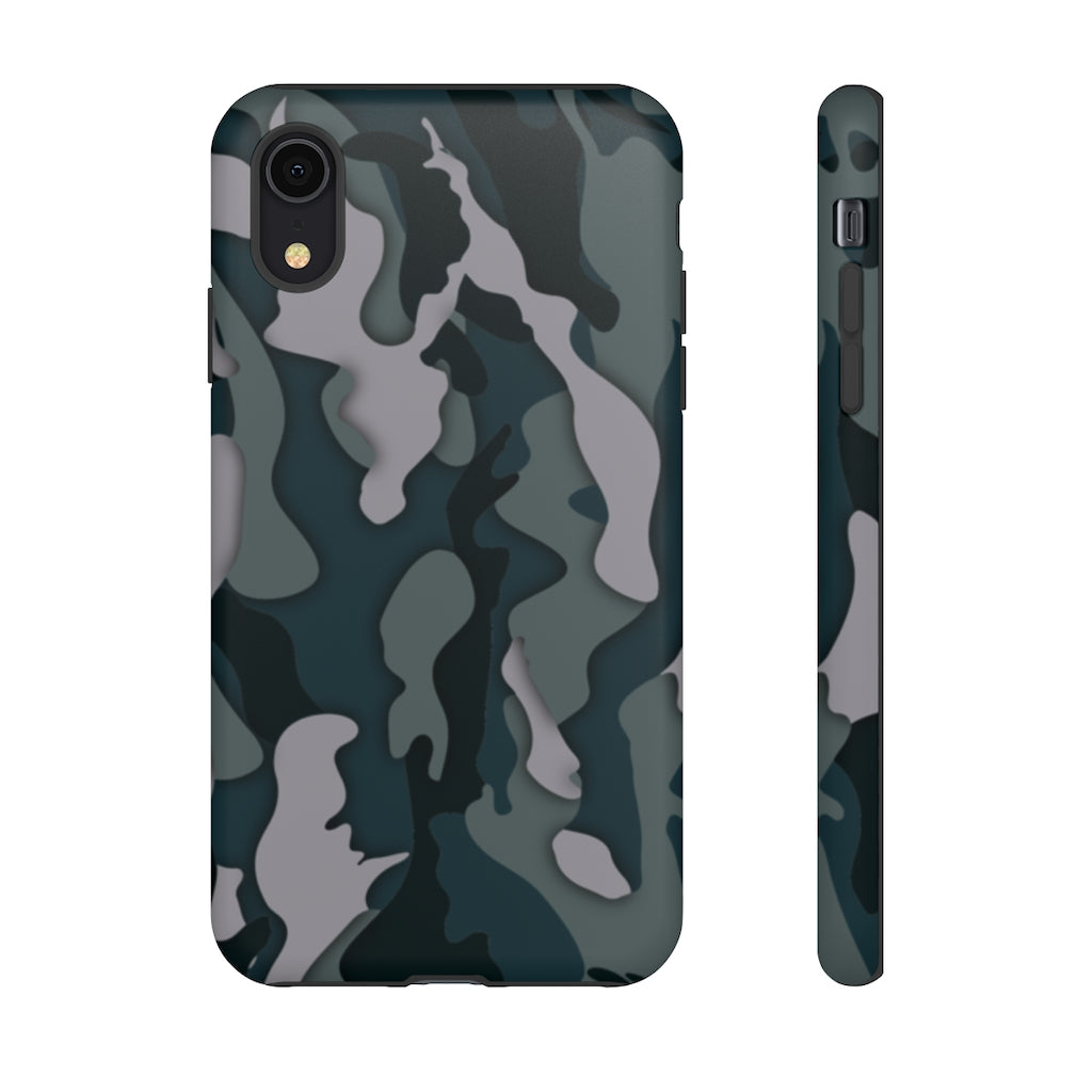 Dark Camo Tough Phone Case