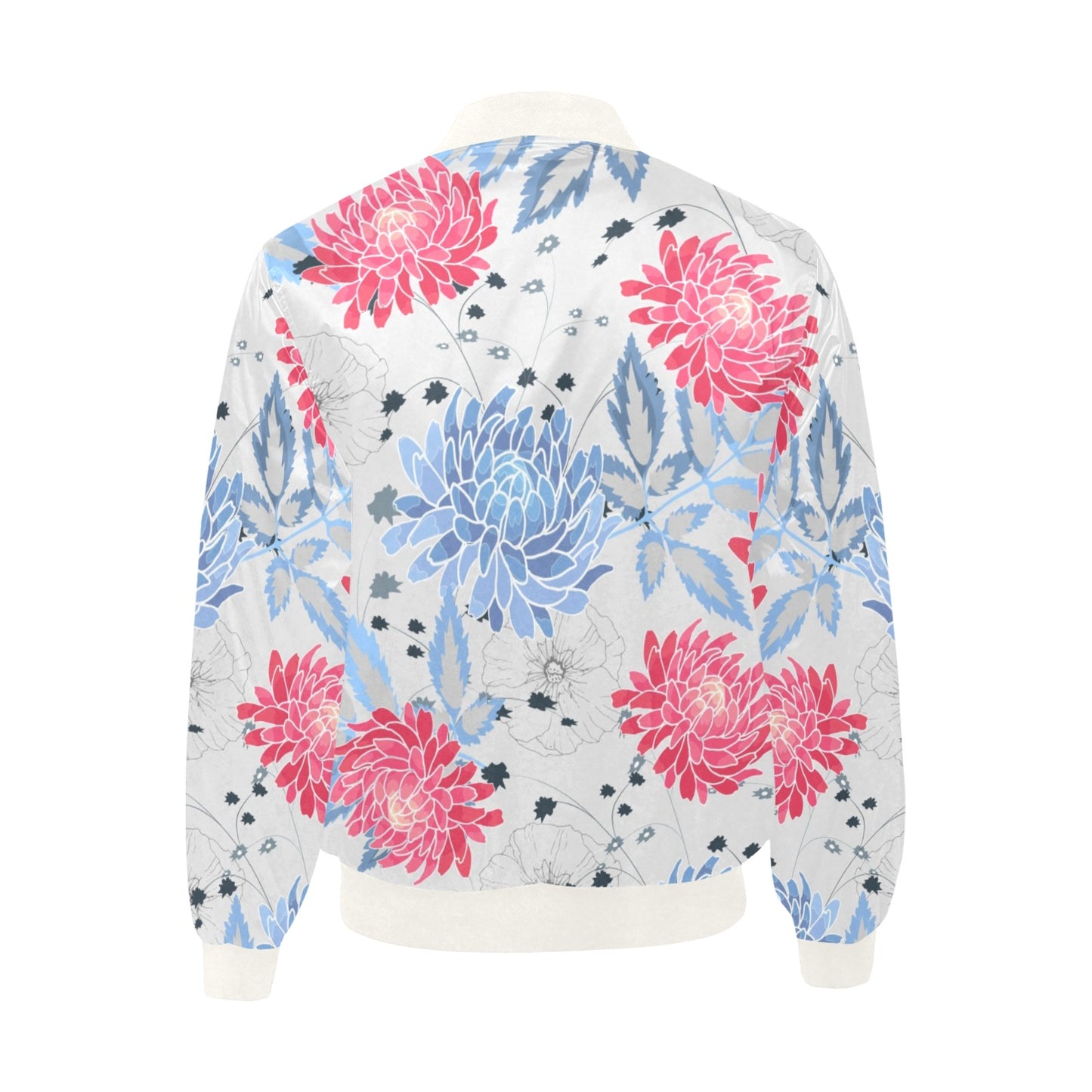 Sublime Floral Unisex Quilted Bomber Jacket