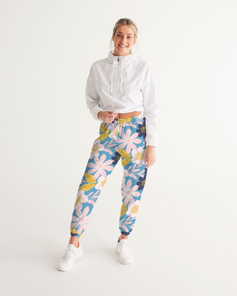 Blue Frisky Floral Lightweight Women's Track Pants