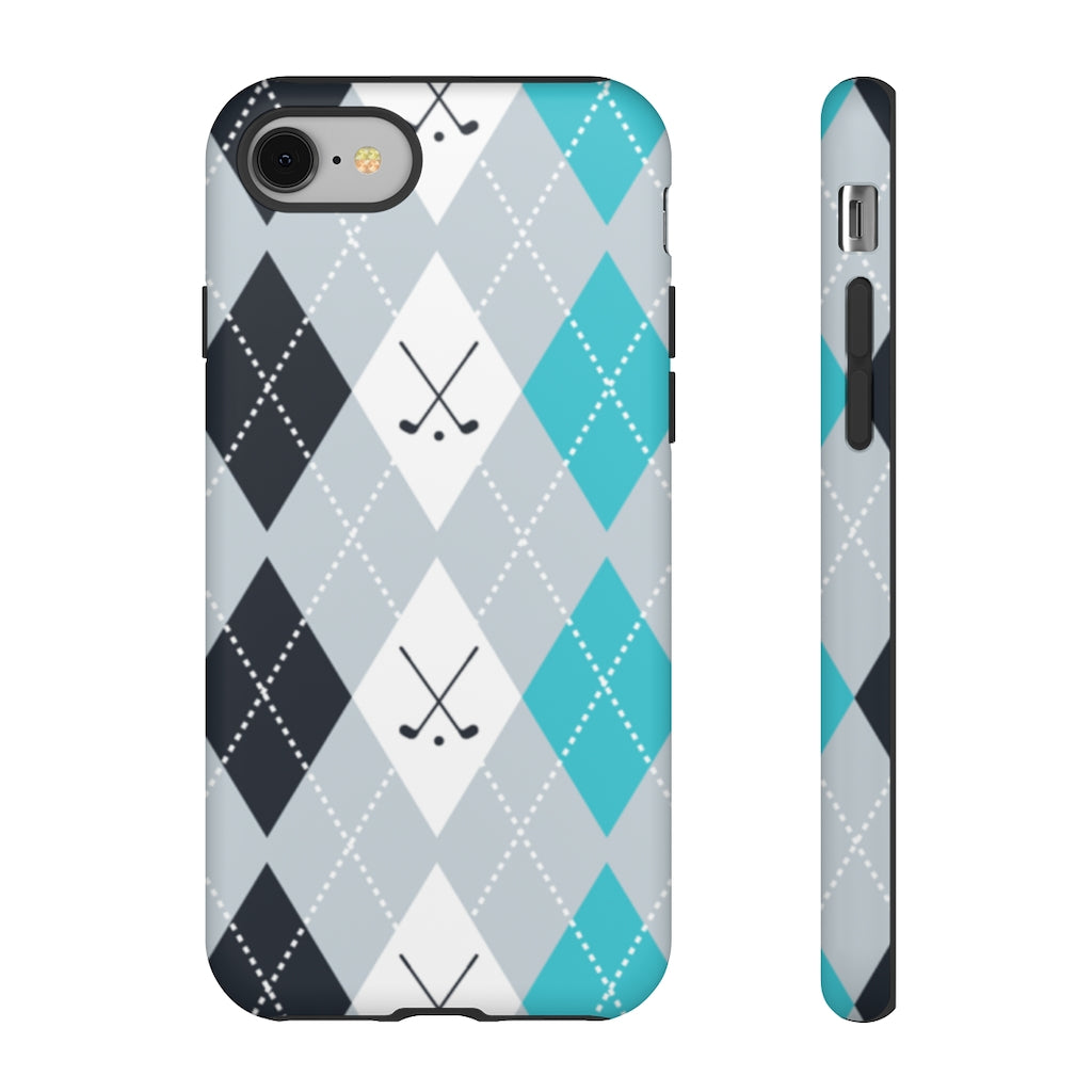 Vintage Golf Pattern Tough Phone Case