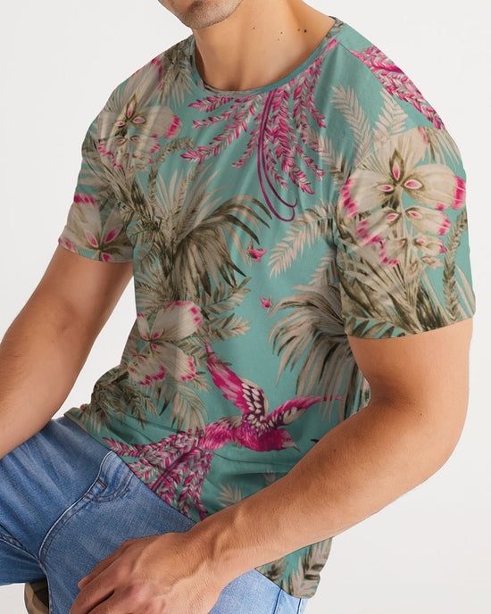 Vintage Bird & Tropical Palm Men's Tee