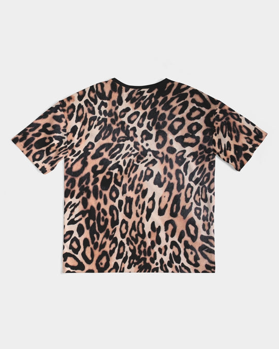 Load image into Gallery viewer, Leopard Print Men&amp;#39;s Premium Heavyweight T Shirt
