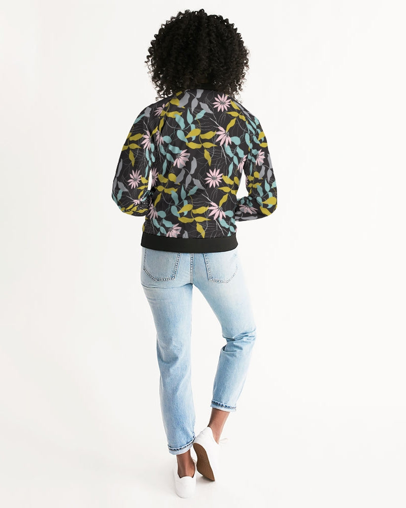 Evening Floral Women's Bomber Jacket