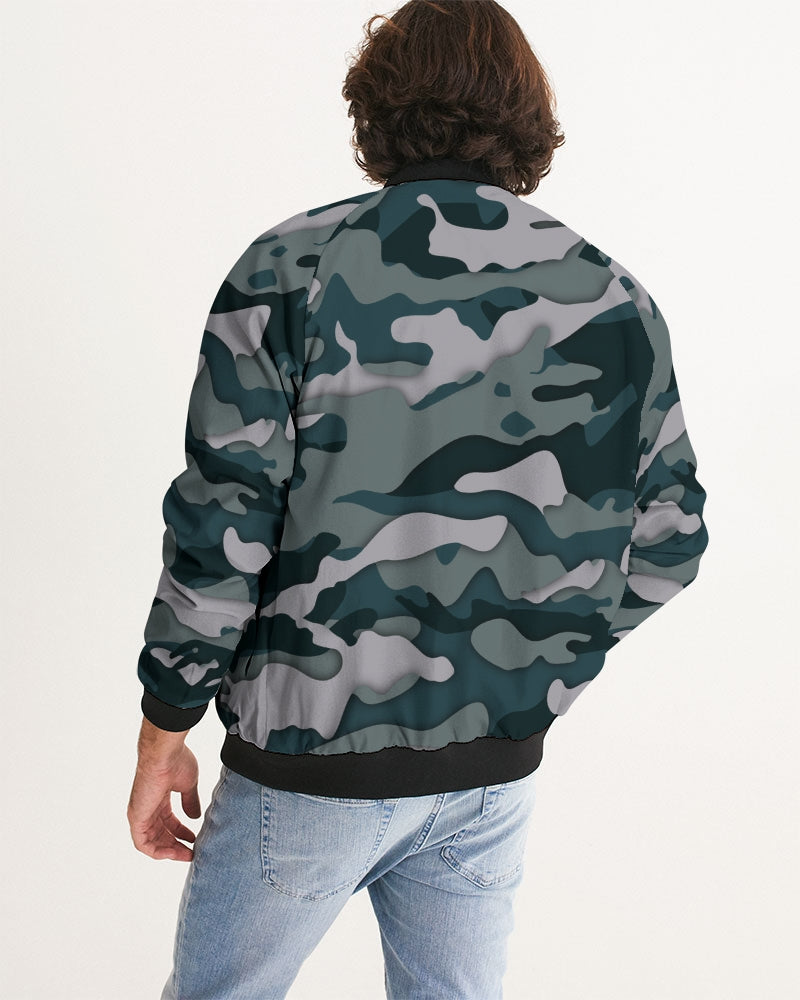 Green Camo Men's Bomber Jacket