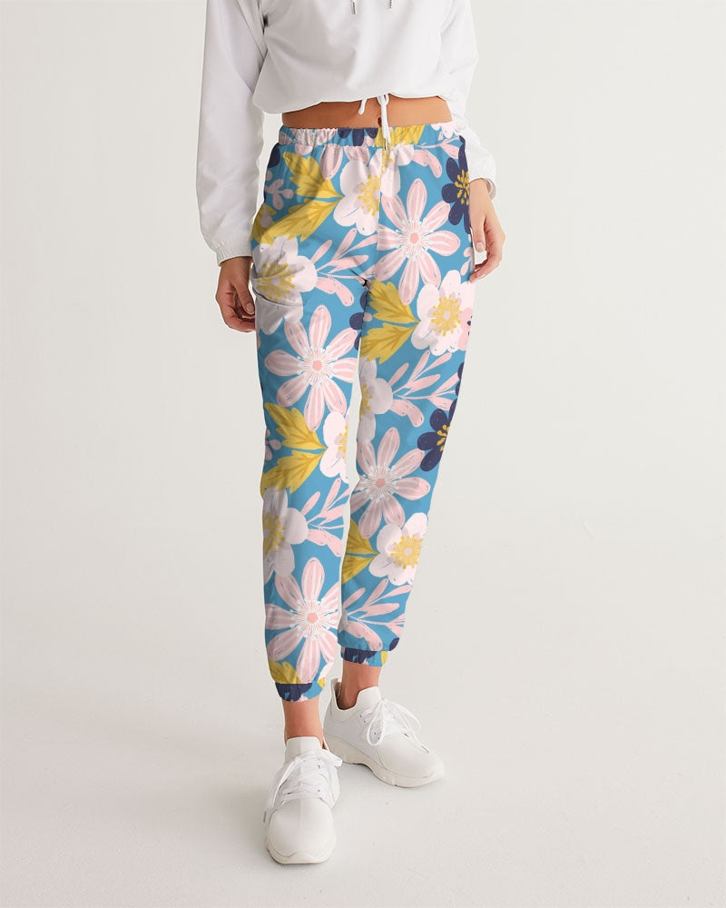 Blue Frisky Floral Lightweight Women's Track Pants