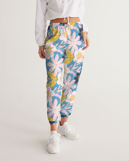 Blue Frisky Floral Lightweight Women's Track Pants