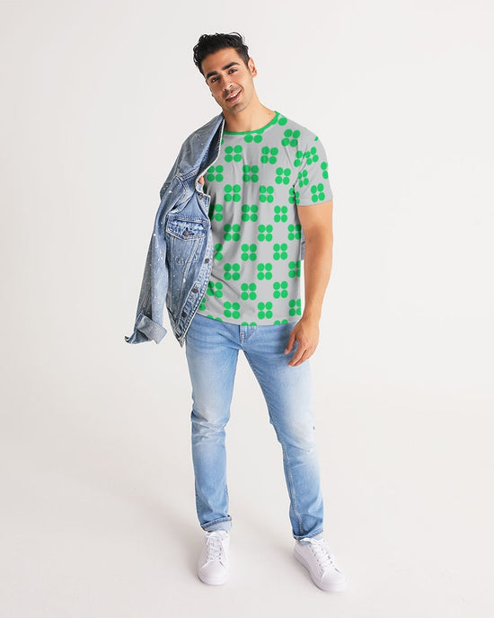 Contemporary Green Dots Men's Tee