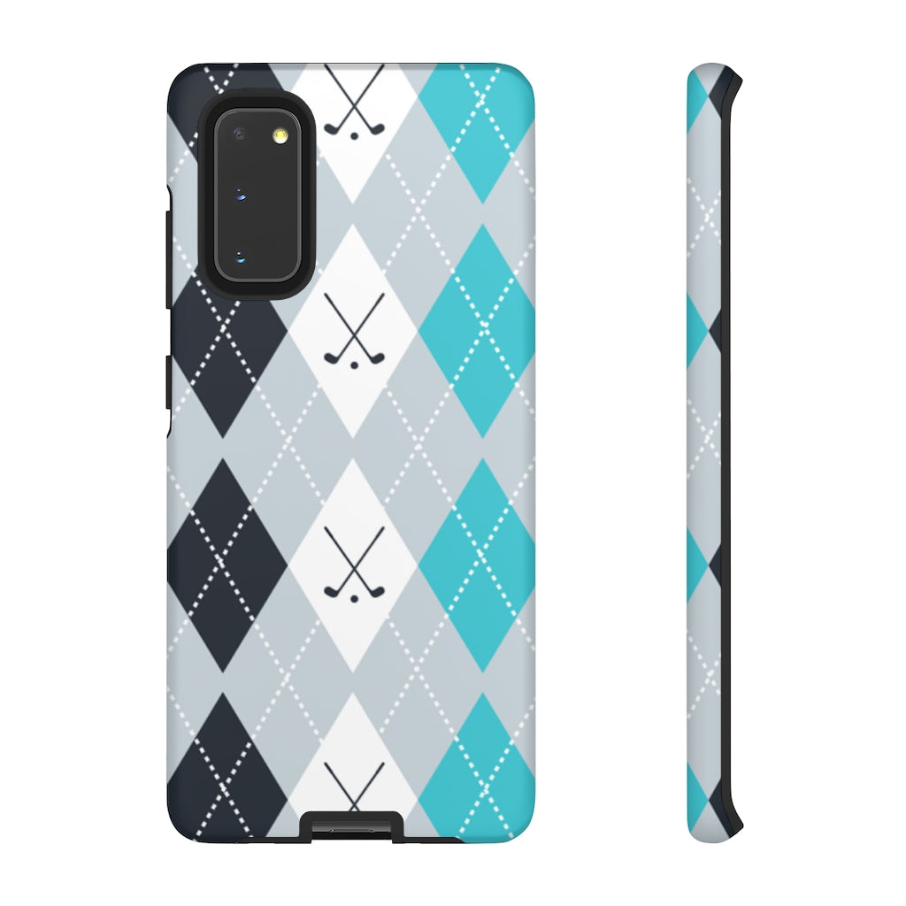 Vintage Golf Pattern Tough Phone Case