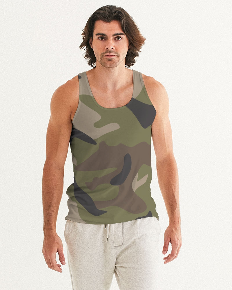 Load image into Gallery viewer, Woodland Camo Men&amp;#39;s Tank
