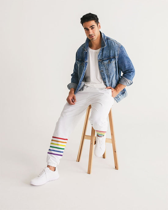 Rainbow Thin Stripes Lightweight Track Pants