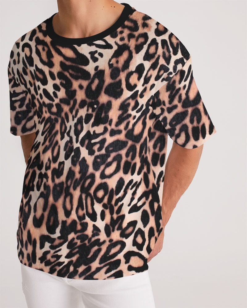 Leopard Print Men's Premium Heavyweight T Shirt